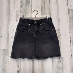 Wild fable black denim skirt size 0