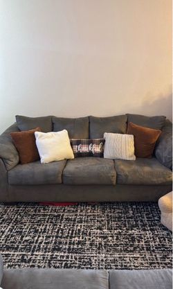Brown-Gray living room set