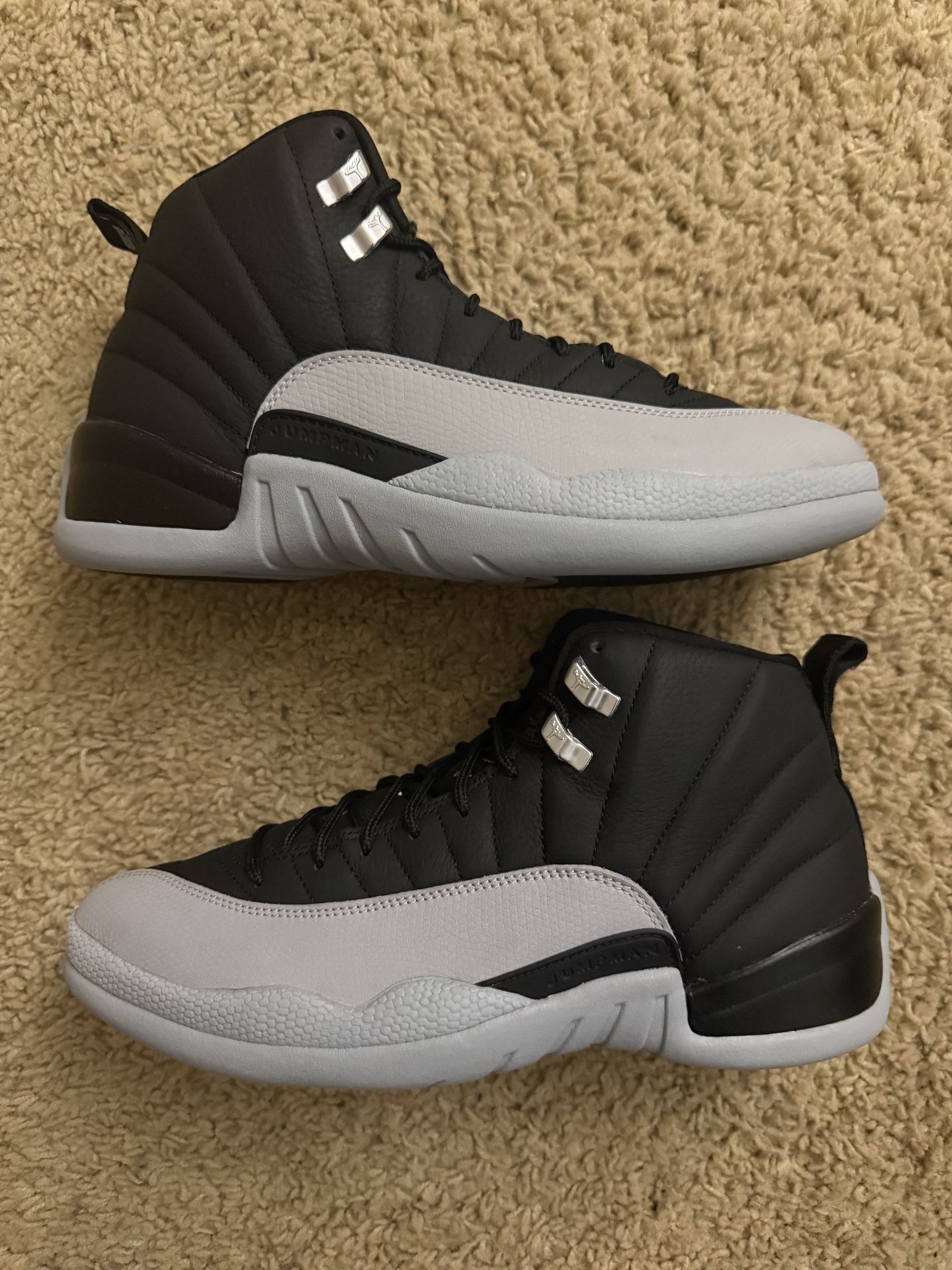 Size 9.5 (Worn once, no box) - Air jordan 12 retro baron