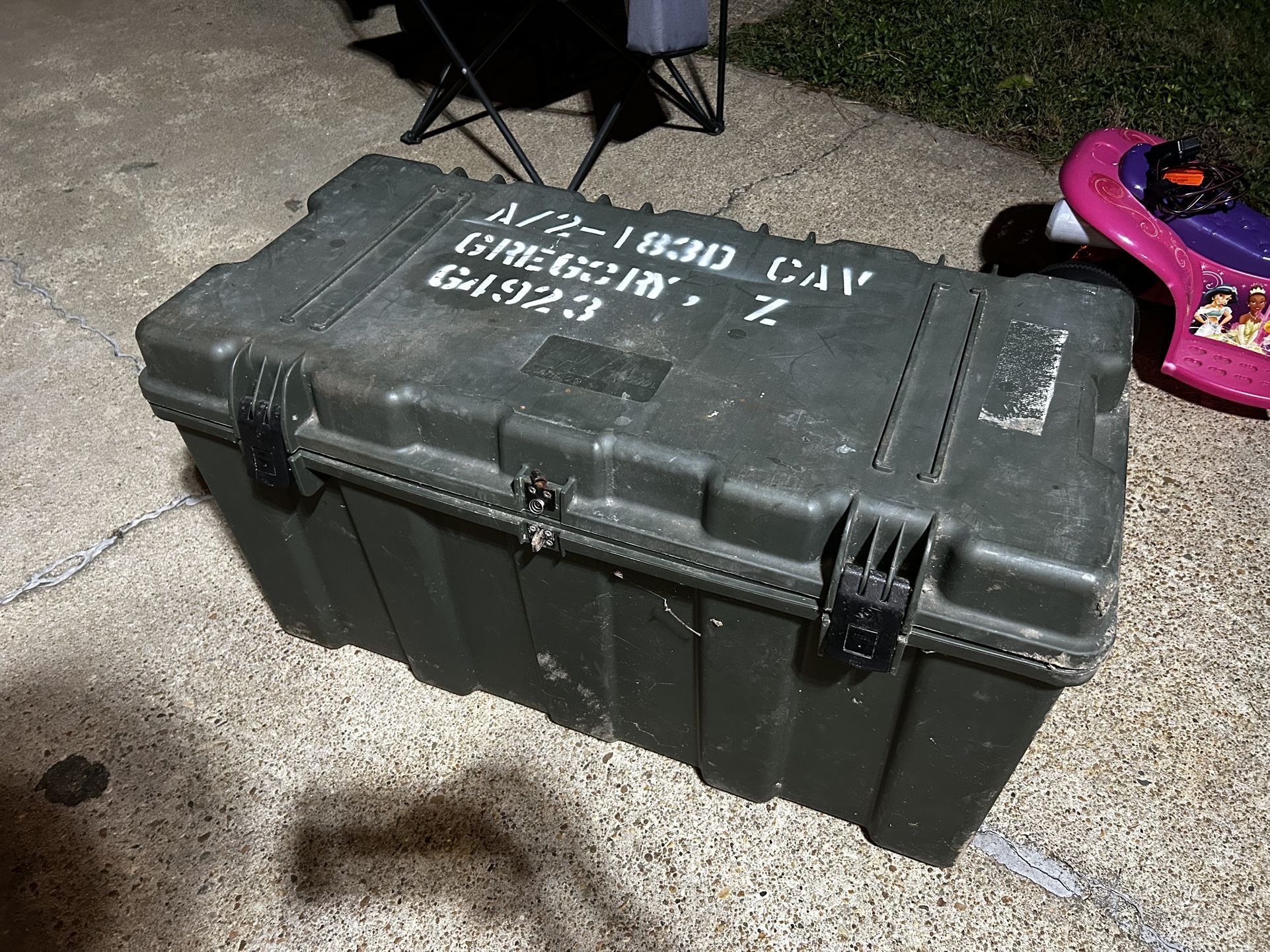 Pelican-Hardigg Mobile Transport Military Case