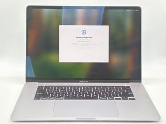 Apple MacBook Pro 16" A2141 2019 Core i7-9750H 16GB 512GB Silver MDM Locked For Parts