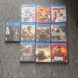 PS4 Disk Games