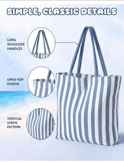 Patern 24 pack coastal canvas tote bags