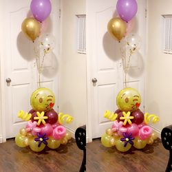 Emoji balloon decor