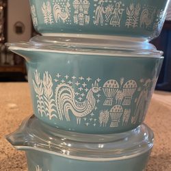 Butterprint White on Turquoise