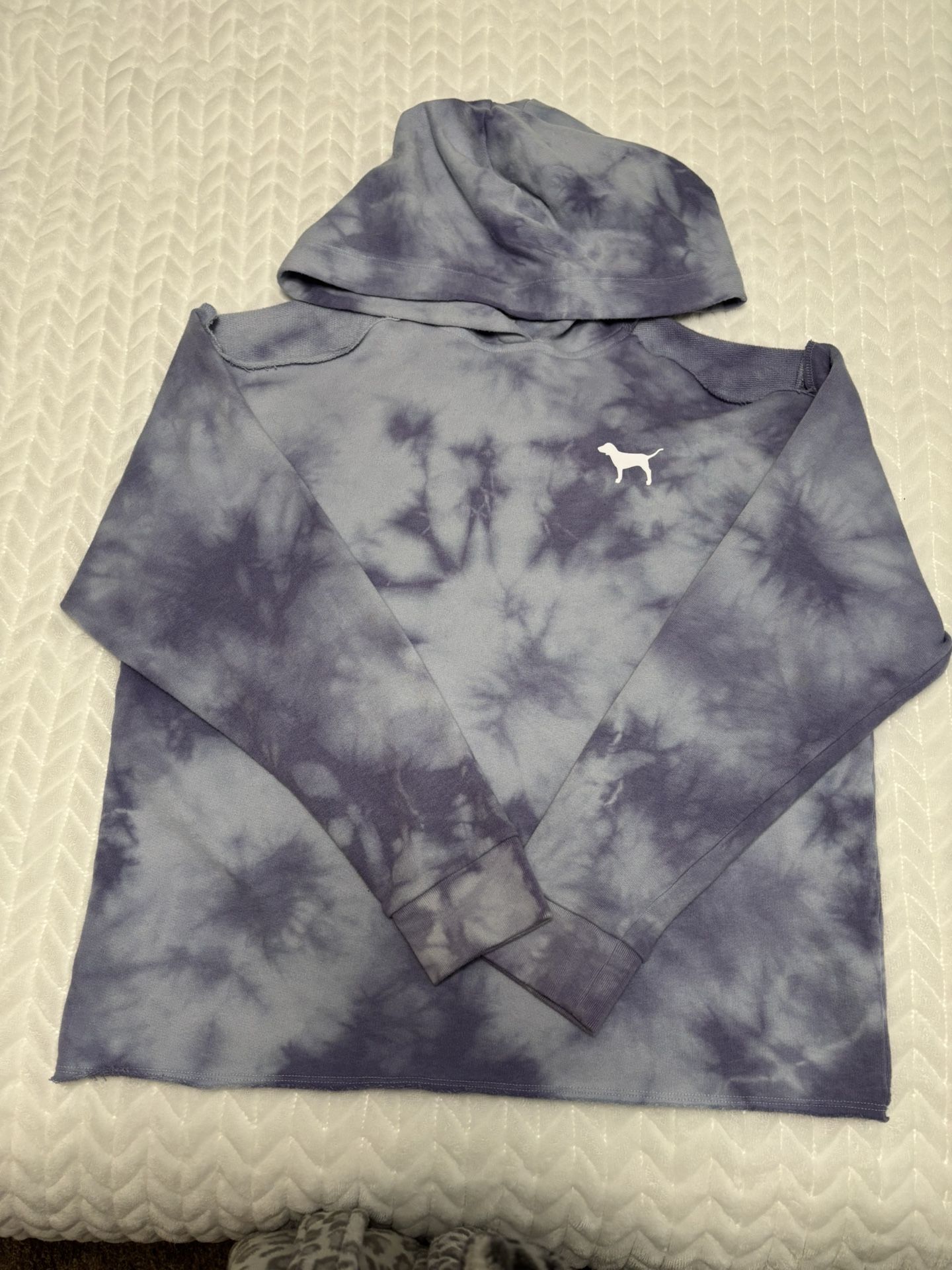 Womens Victoria Secret Pink Off Shoulder Hoodie