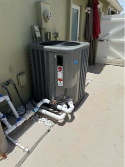 Pool heater and chiller.