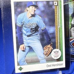 1989 Upper Deck #665 Orel Hershiser Los Angeles Dodgers N.L.C.S MVP