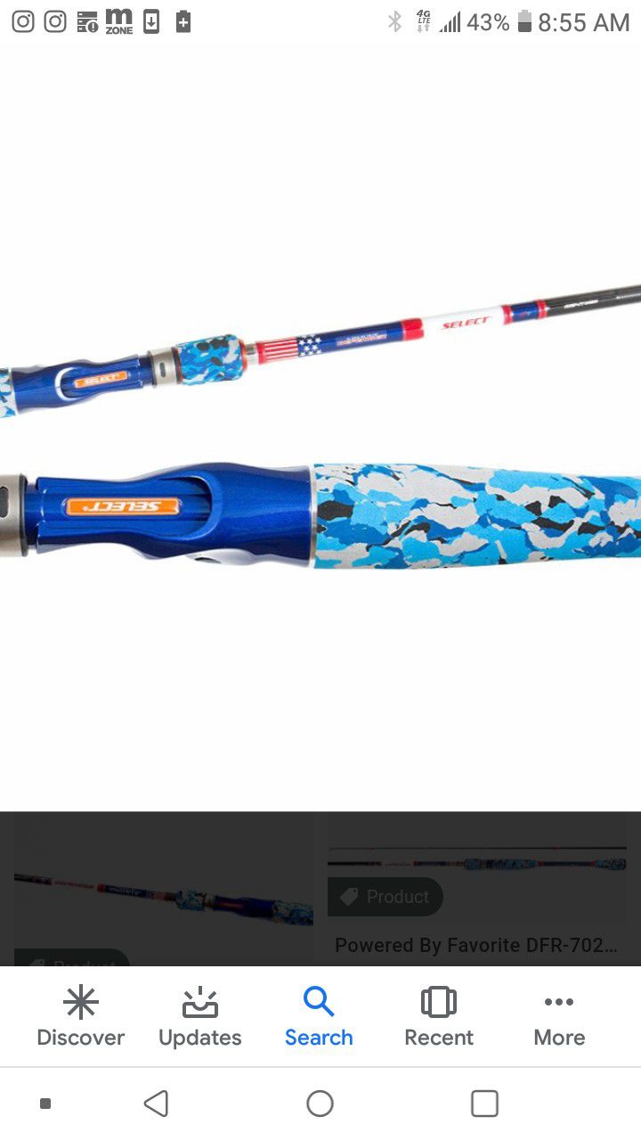 Brand New Favorite Defender Rod Baitcaster 7.3 Fishing Rod