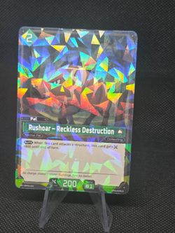 Palworld Rushoar Reckless Destruction Holo Card EBP01-052