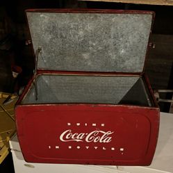 Antique Coca Cola Cooler