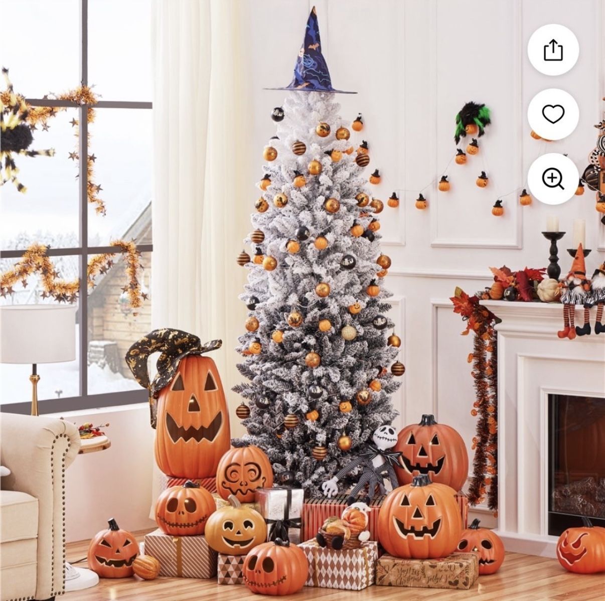 6 Foot Black Gradient, Christmas / Halloween Tree 592158