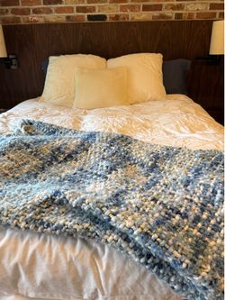 West Elm chunky throw