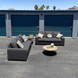 Matching Black 3-Seater Sofas – Modern & Cozy | Free Delivery