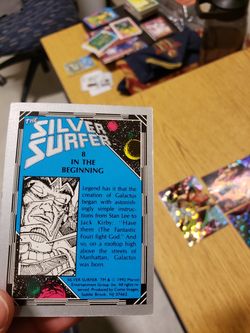 1992 silver surfer marvel cards