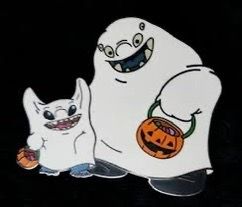 8836 - P.I.N.S. - Disney Auctions - Stitch and Jumbaa as Ghosts