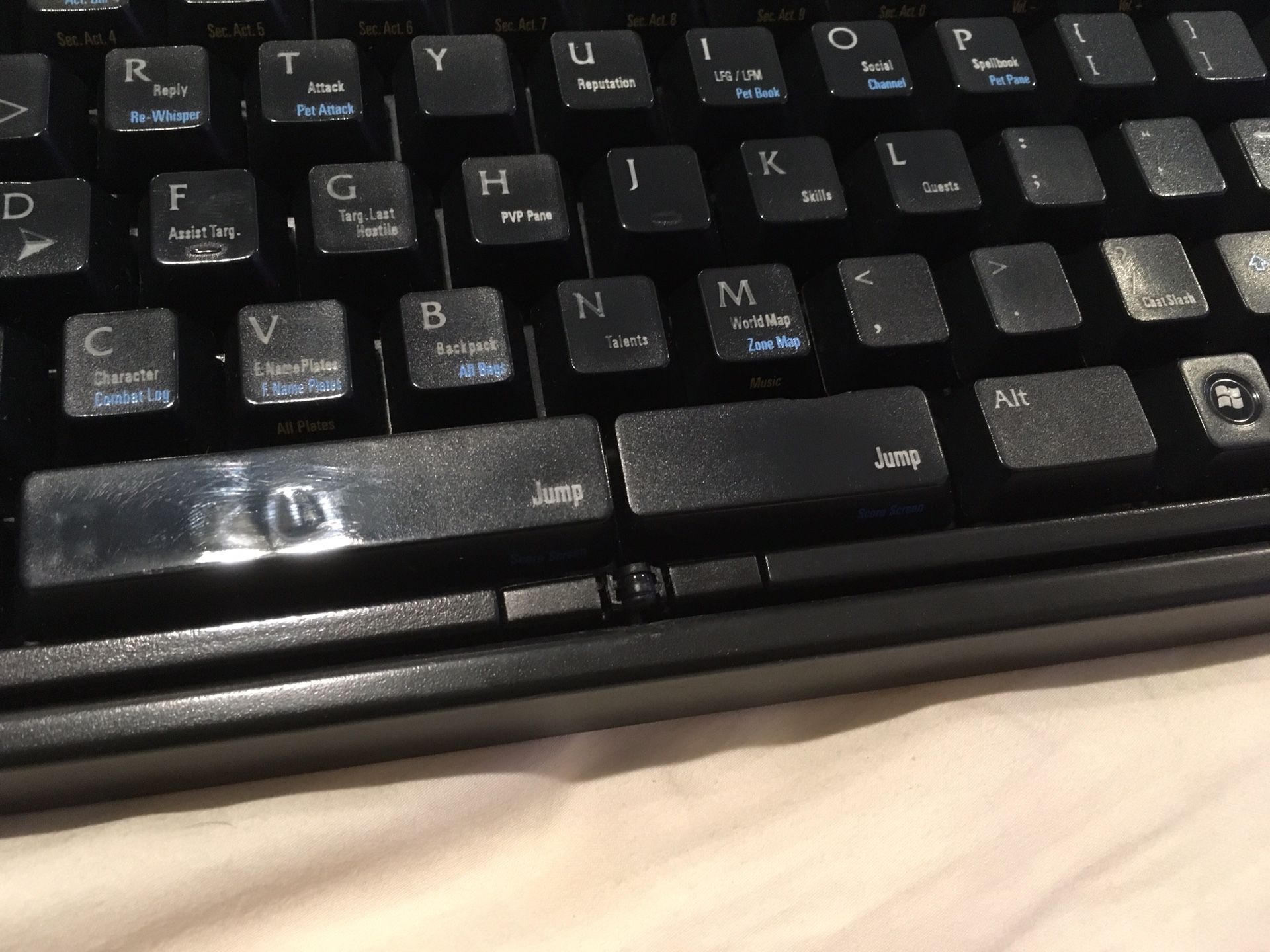 World of Warcraft Wrath of the Lich King (ZBoard)Keyboard for Sale in