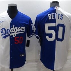 LOS ANGELES DODGERS STITCHED BASEBALL JERSEY 