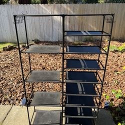 Shoe Rack w/ Hooks – $15 OBO – Porch Pickup 95864