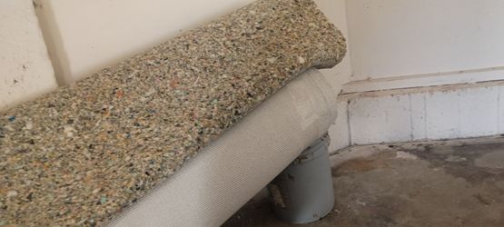 Free carpet& foam and blue chair enough to cover a big room