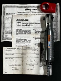 SNAP-ON PNEUMATIC AIR RATCHET 1/4