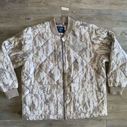 NWT Harley Davidson Camo Full Zip Woven Bomber Jacket Park Quilted Sz XXL 2XL