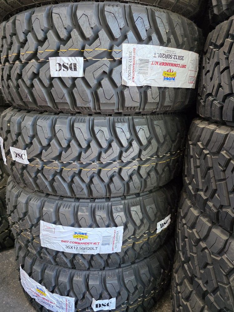 35x12.50R20 SET OF 4 NE WHITH INSTALLATION AND BALANCING