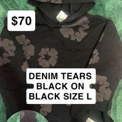 Denim tears Black Hoodie