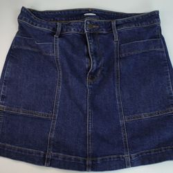 Old Navy Blue Jean Skirt Womens Size 12