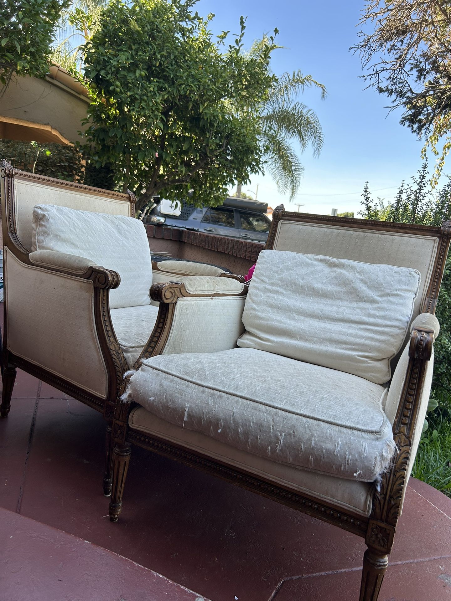 Vintage European Style Sofa Chairs 