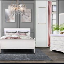 Brand New Complete Bedroom Set With Led $999