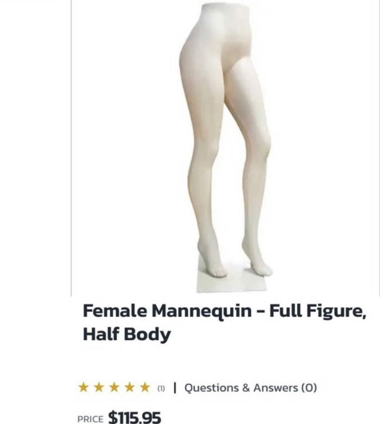 Mannequin Leg For Sale 