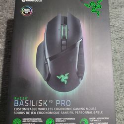 Razer Basilisk V3 Pro Customizable Wireless Black Gaming Mouse