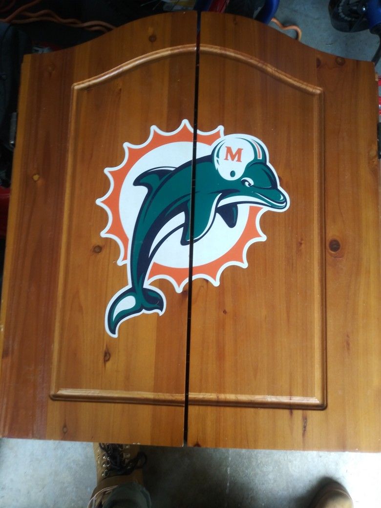Miami Dolphins Dart Board