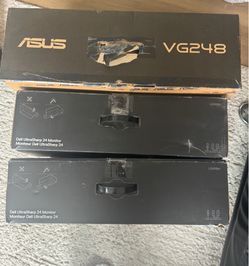24 inch monitors for sale (Dell UltraSharp and Asus)