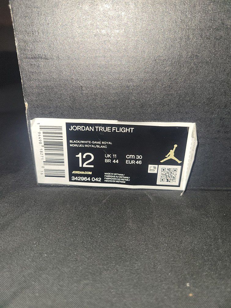 Sz 12 Nike Jordan True Flight