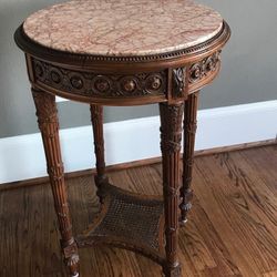 Antique Side Table (Style Louis XVI)