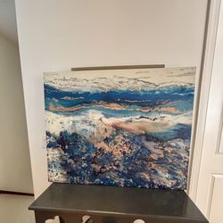 Large Frame Print art Measurements On The Picture 