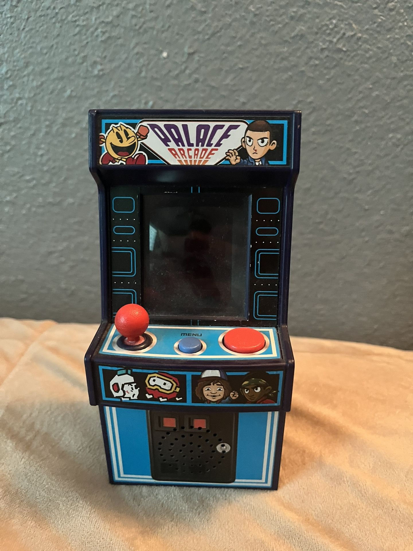 Pacman X Stranger Things Collab Mini Arcade Machine