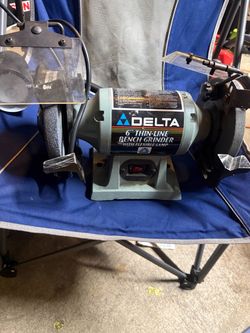 Delta 6" Thin-Line Bench Grinder with Flexible Lamp