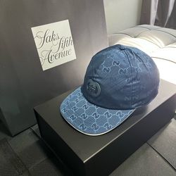 GUCCI BLUE GG CAP