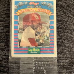 1991 Lou Brock Hologram Card 