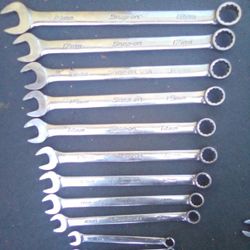 SNAP-ON 11 Piece  METRIC WRENCH SET