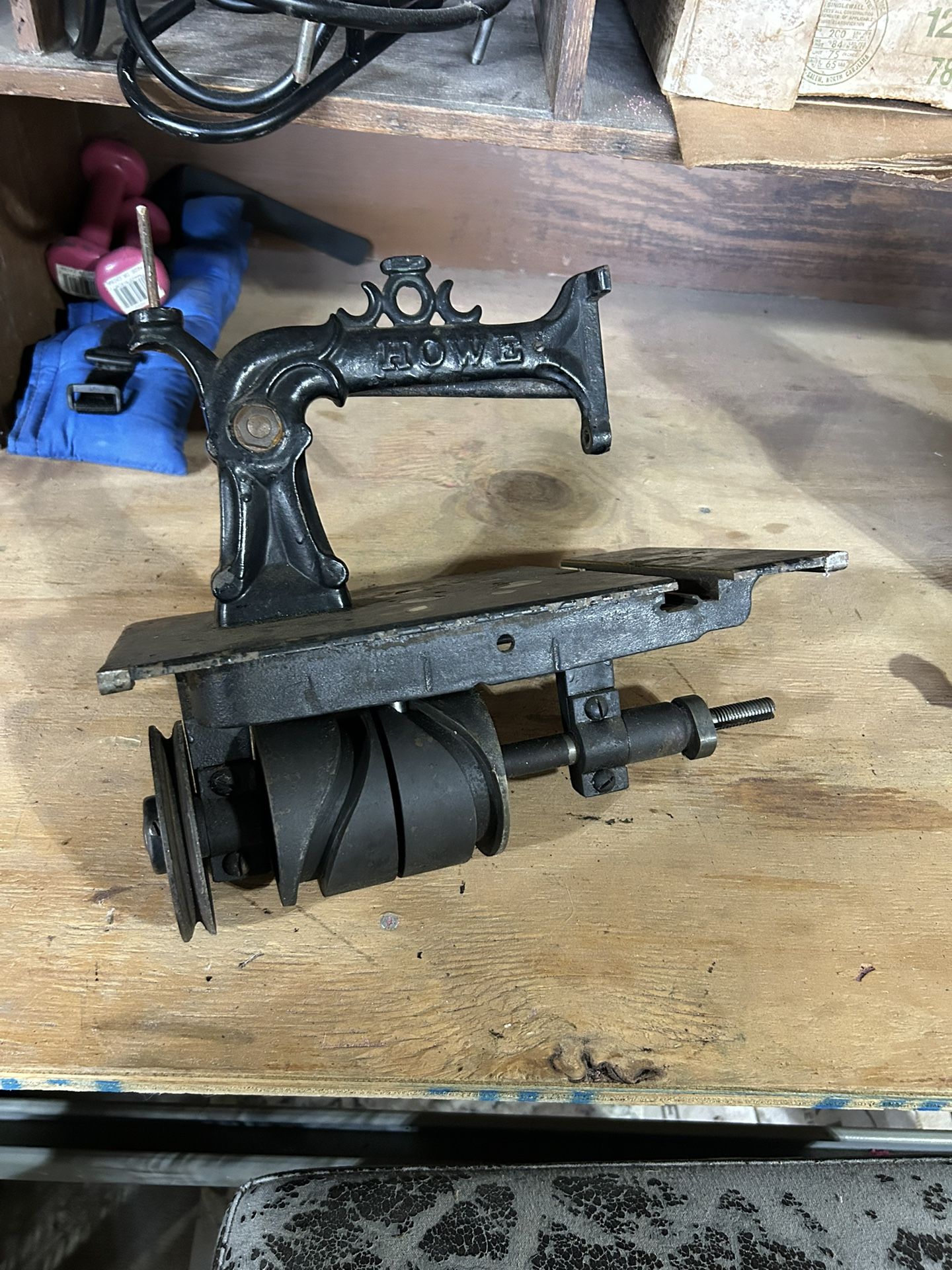 Antique Howe Treadle Sewing Machine