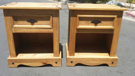 Solid Pine Rio Grande Rustic End Tables