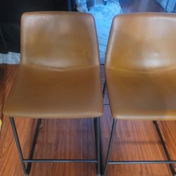 Cognac bar stools
