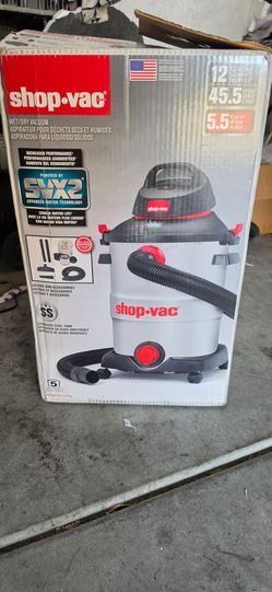 Shop-Vac 12 Gallon 6.0 Peak HP Stainless Steel Wet/Dry Vacuum