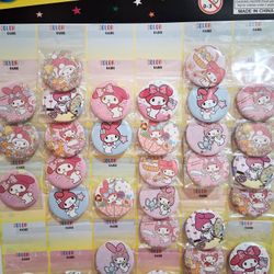 New My Melody Badges/Pins - $1 each or 6 for $5