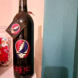 Old Grateful Dead Wine Bottles