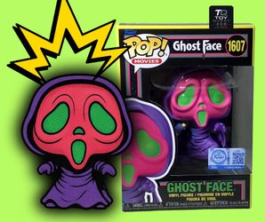 Funko Pop! Movies Ghost Face #1607 – Pink & Green Variant – Excellent Condition NIB - Toy Quest